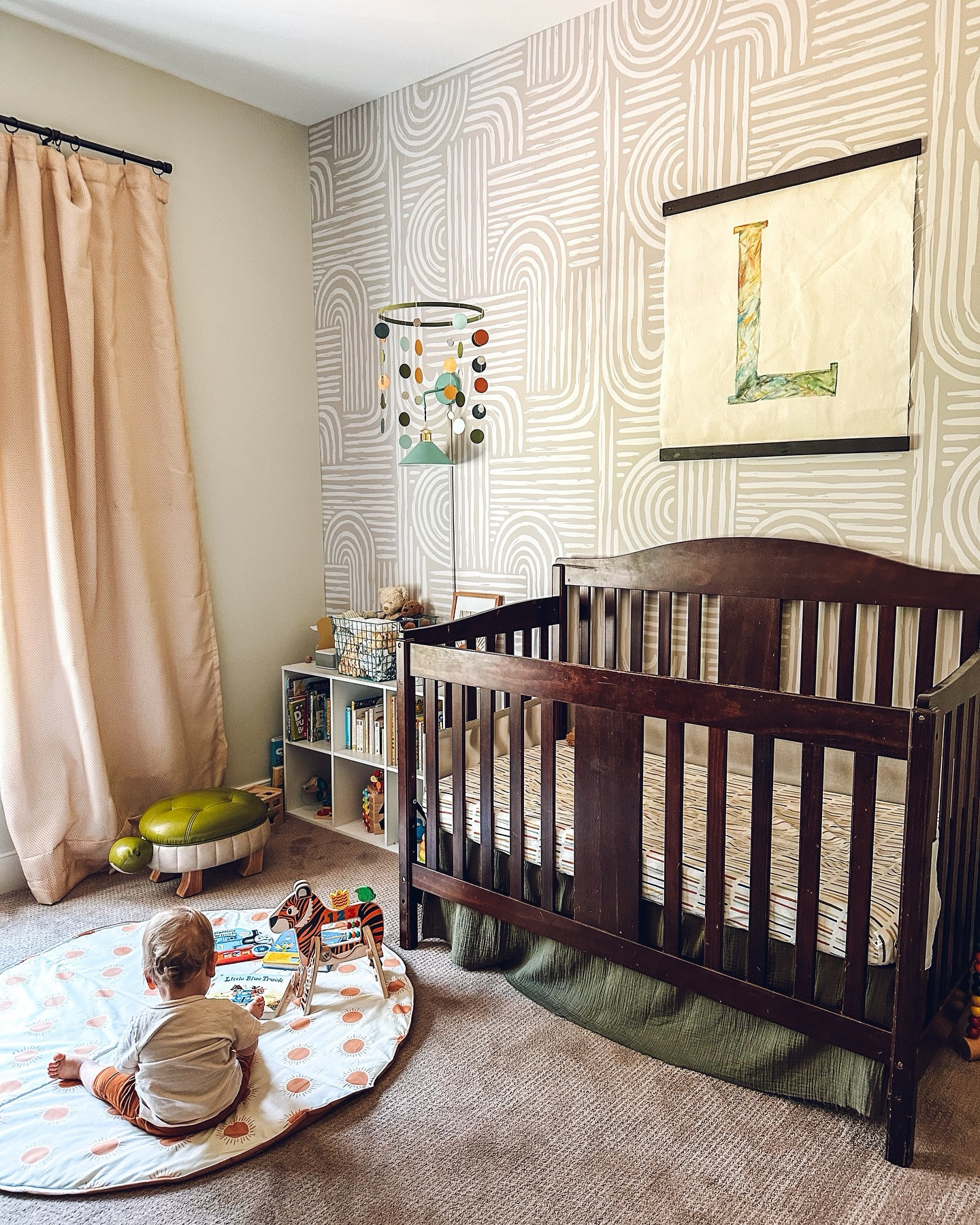 Would you call this colorful or boring beige? I think this is a pretty good take on a colorful room with a neutral backdrop. I think it’s interesting that there seems to be a swing in the design world and in home decor towards more color and I’m here for it. I think a neutral room can be so pretty but I’ve always been drawn more to a neutral BACKDROP that I can layer color on top of and change as I please. 

For this third nursery I did just that and I love it. Sources and similar things found here! 

#mysummerhomeinterior #colorfulinteriors #nurserydesign #babyroomdecor #colorfulhomedecor #nurseryideas

#LTKHome #LTKBaby #LTKKids