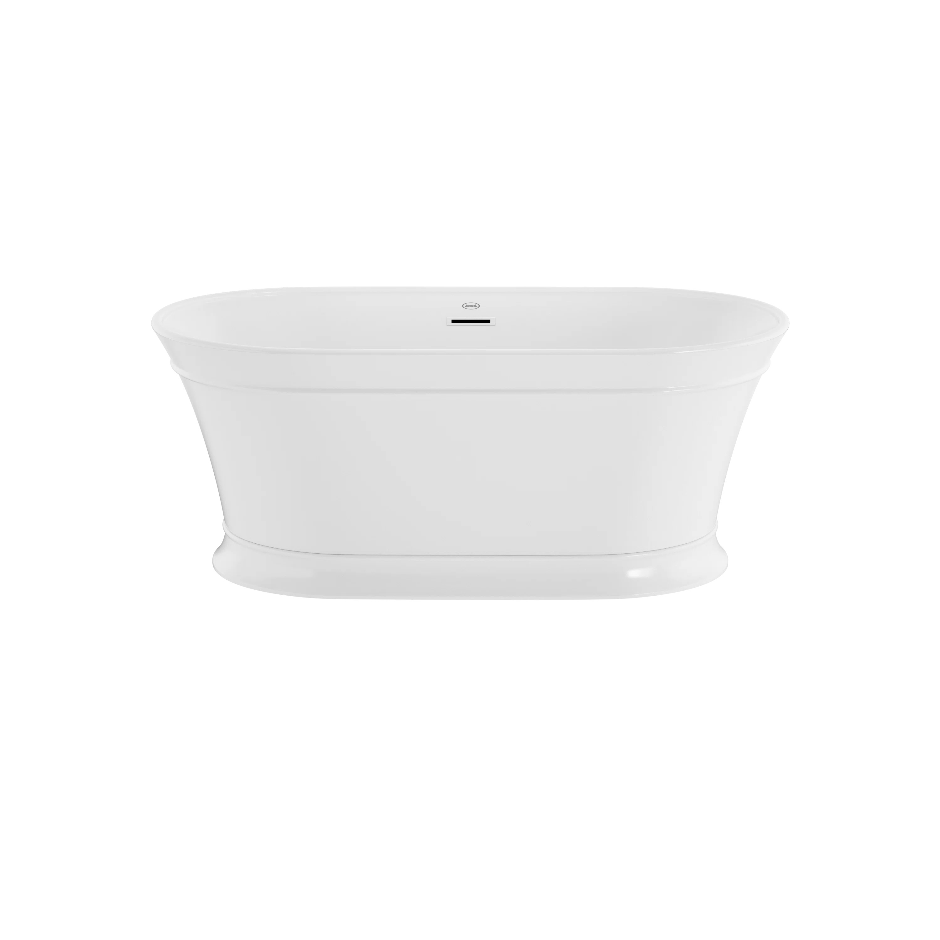 59" x 31.5" Freestanding Soaking Acrylic Bathtub LDF5931BCXXXXG | Wayfair North America