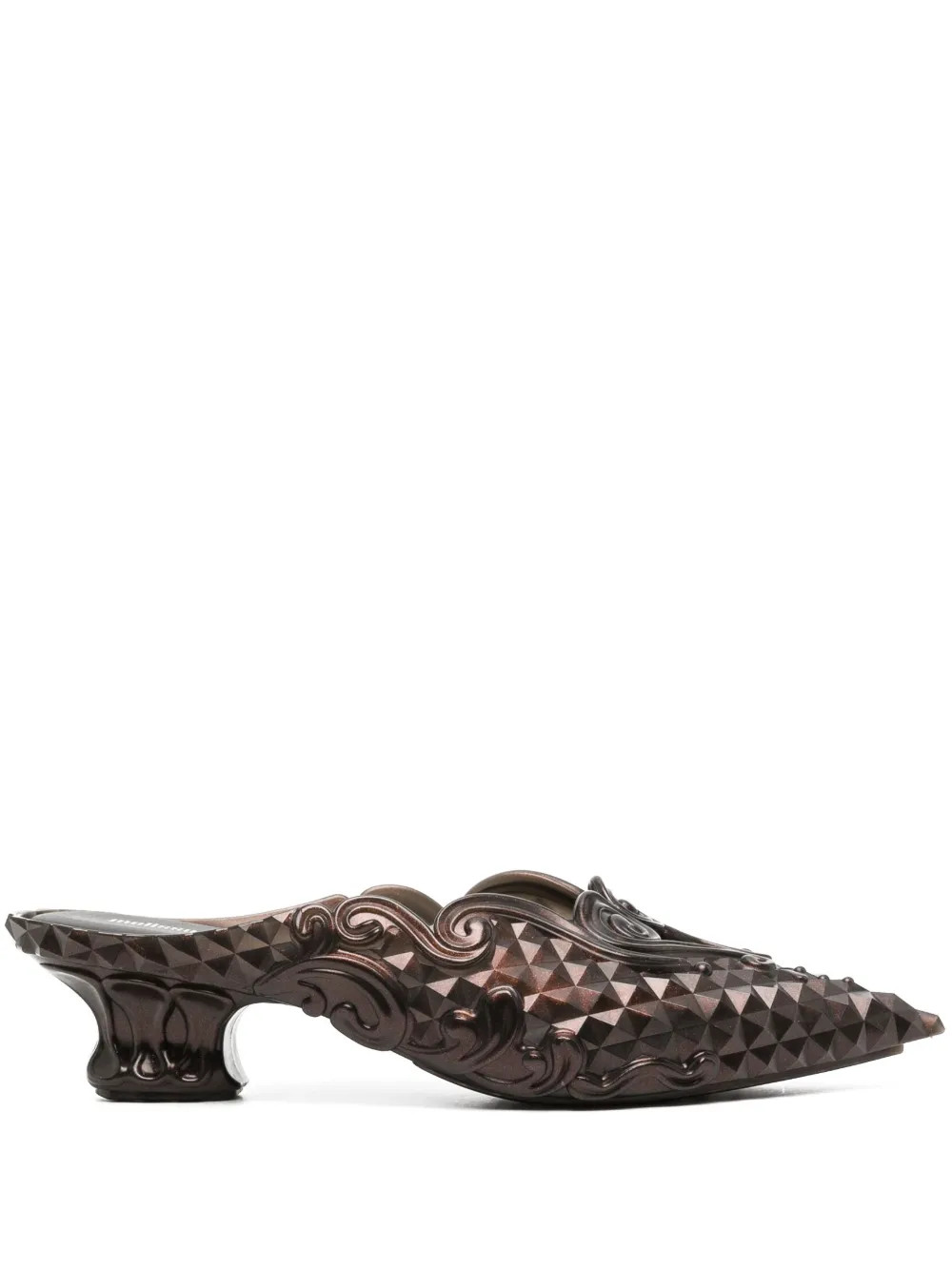 Y/Project x Melissa 55mm filigree-detailing Mules - Farfetch | Farfetch Global