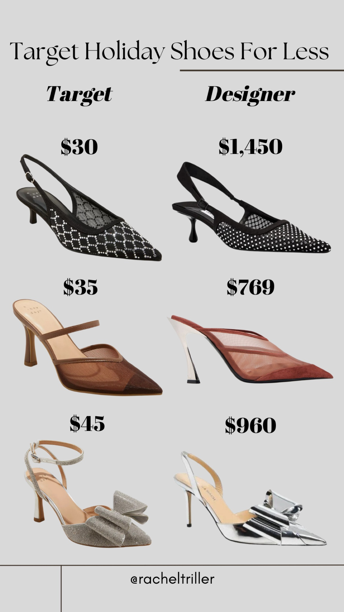 Target holiday heels for less 

#LTKParties #LTKFindsUnder50 #LTKStyleTip