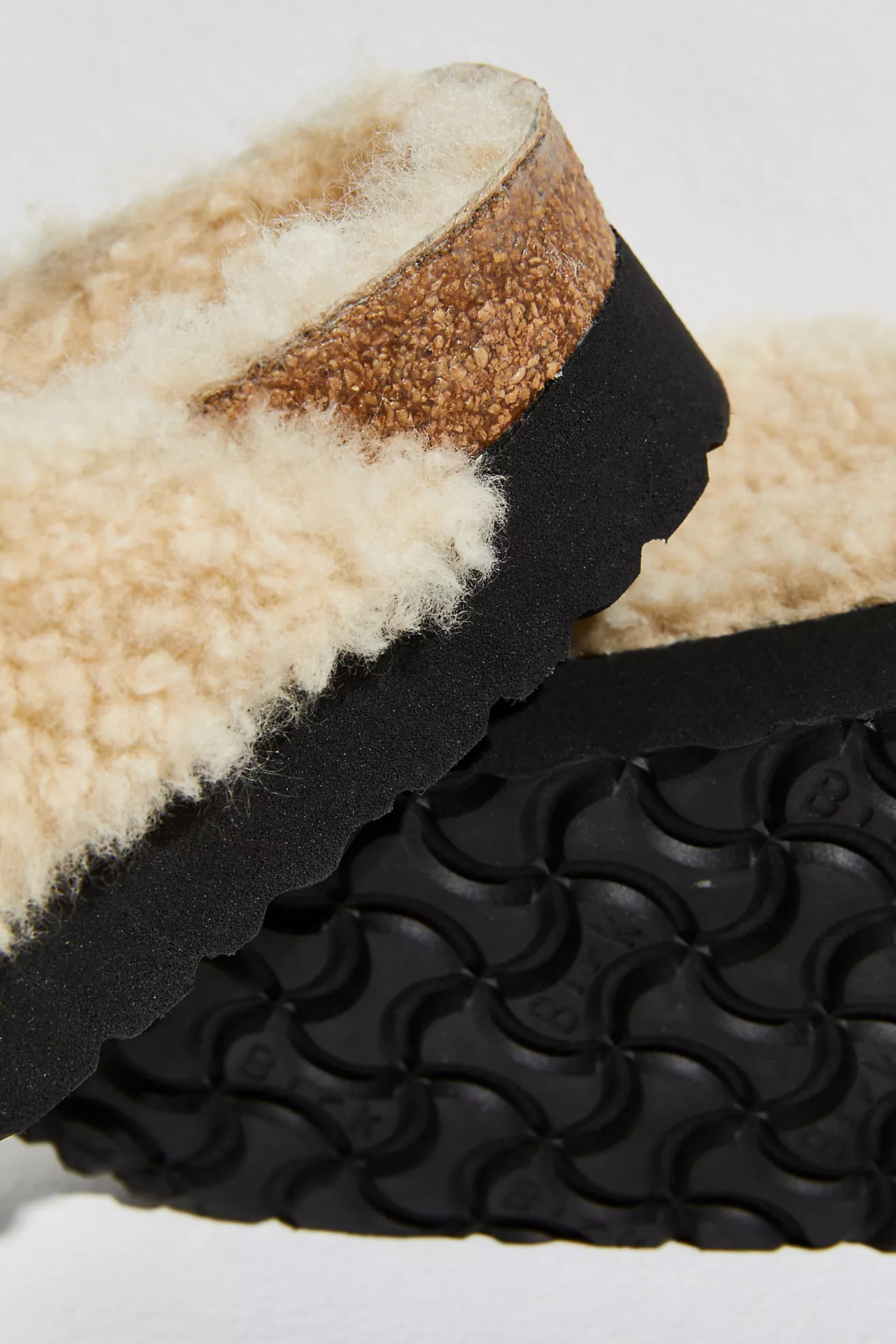 Arizona Teddy Shearling Birkenstock Sandals | Free People (Global - UK&FR Excluded)