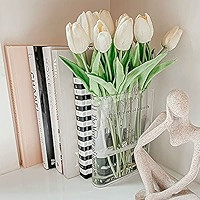 Amazon.com: Puransen Book Vase for Flowers Aesthetic Room Decor, Artistic and Cultural Flavor Dec... | Amazon (US)