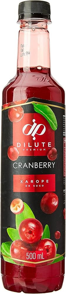 Xarope Dilute Cranberry Dilute Sabor CRANBERRY 500 Ml | Amazon (BR)