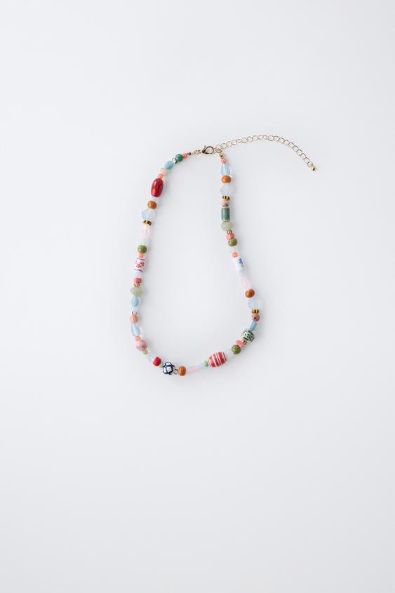 SHAPED BEAD NECKLACE | Zara US