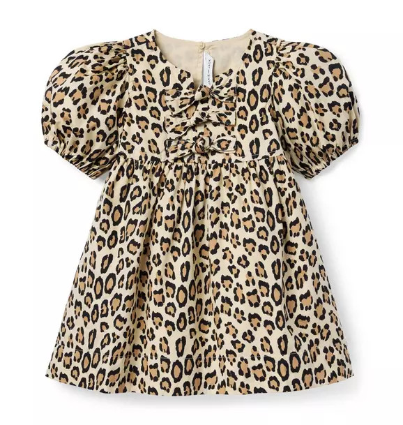 The Leopard Bow Dress | Janie and Jack