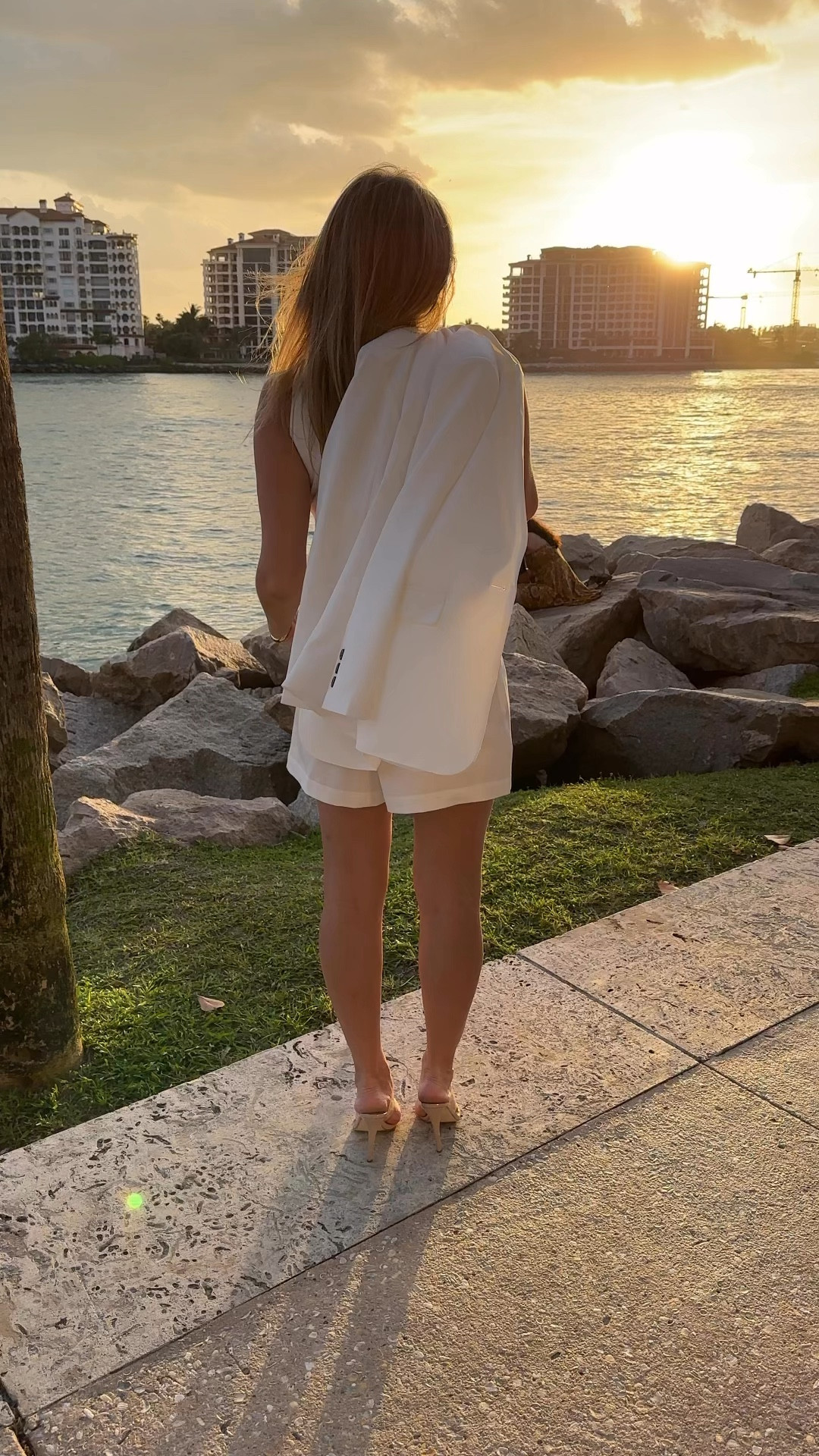 L.O.V.E. from the first sight 😍🤍 This white matching set is so good - great quality, super flattering and looks way more expensive than it actually is. Made with European pattern standards and the fabric blend that includes viscose, it feels as luxurious as it looks. Definitely a new fave and a must-have! 🤍 @elkonada_ 

Comment SHOP and I’ll send you the links 🥰

#whiteoutfit #whiteoutfits #whitematchingset #matchingset #whiteblazer #whitevest #whiteshorts 

#LTKStyleTip #LTKTravel #LTKWatchNow