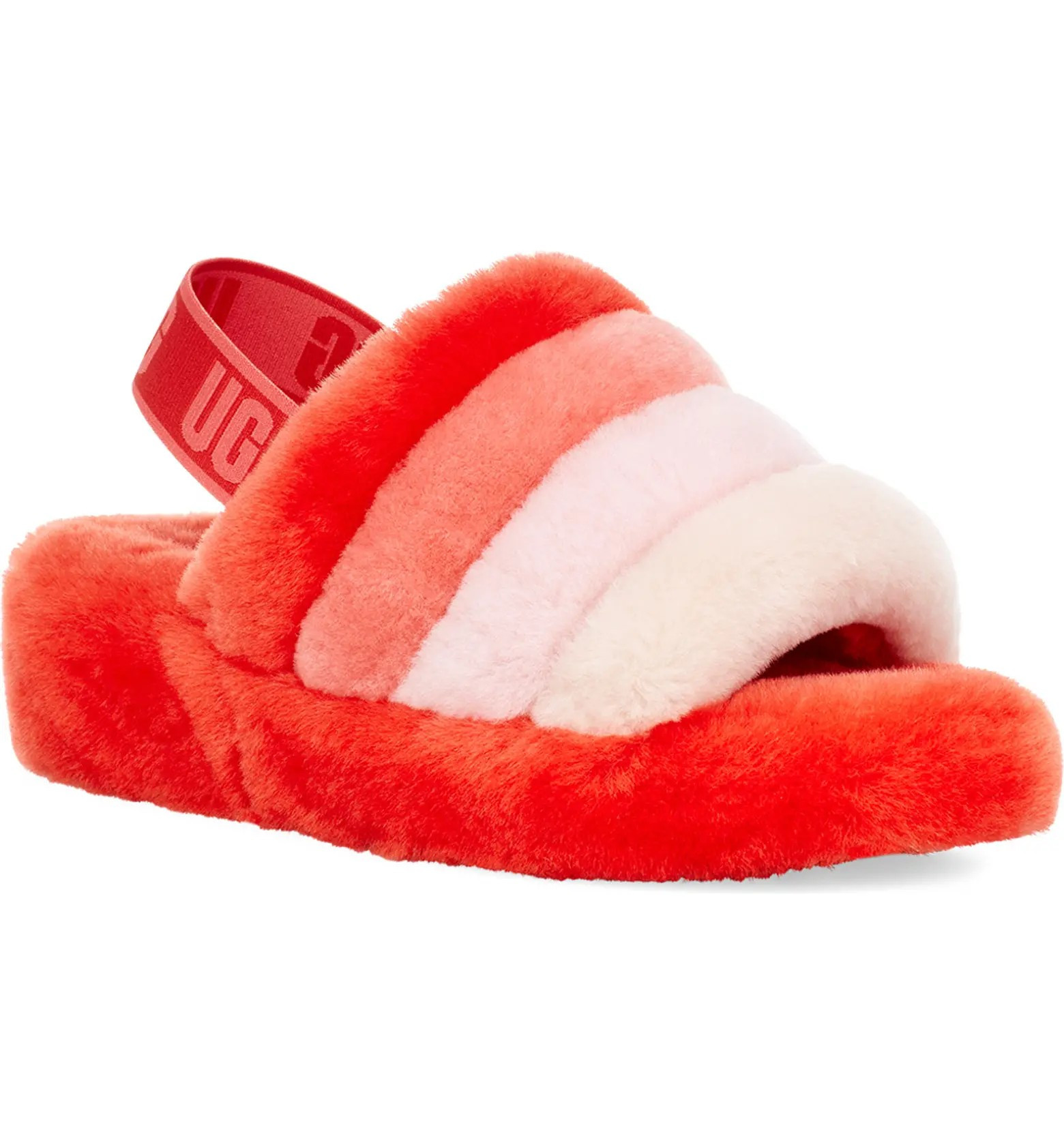 Fluff Yeah Genuine Shearling Slingback Sandal | Nordstrom