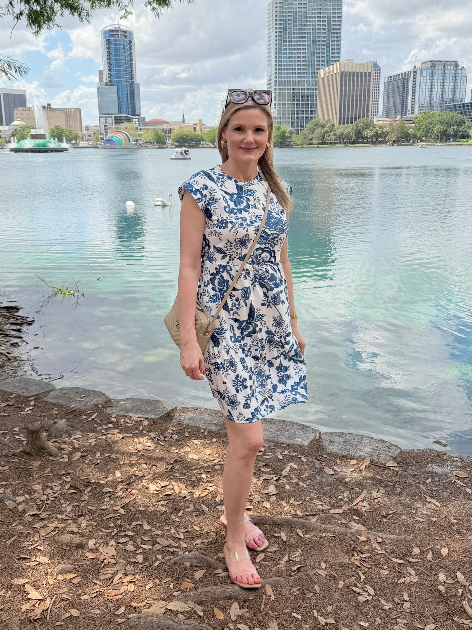 OOTD for a Saturday in the park! Wearing a small in the dress  

#LTKdayinmylife #LTKSeasonal #LTKootd