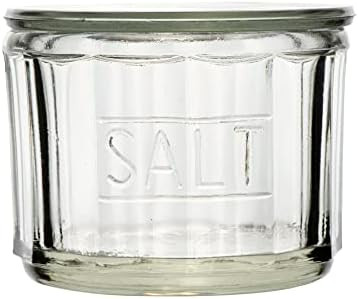 Creative Co-Op Round Pressed Glass Salt Cellar | Amazon (US)