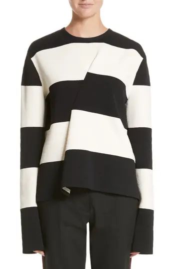 Women's Calvin Klein 205W39Nyc Folded Stripe Sweater | Nordstrom