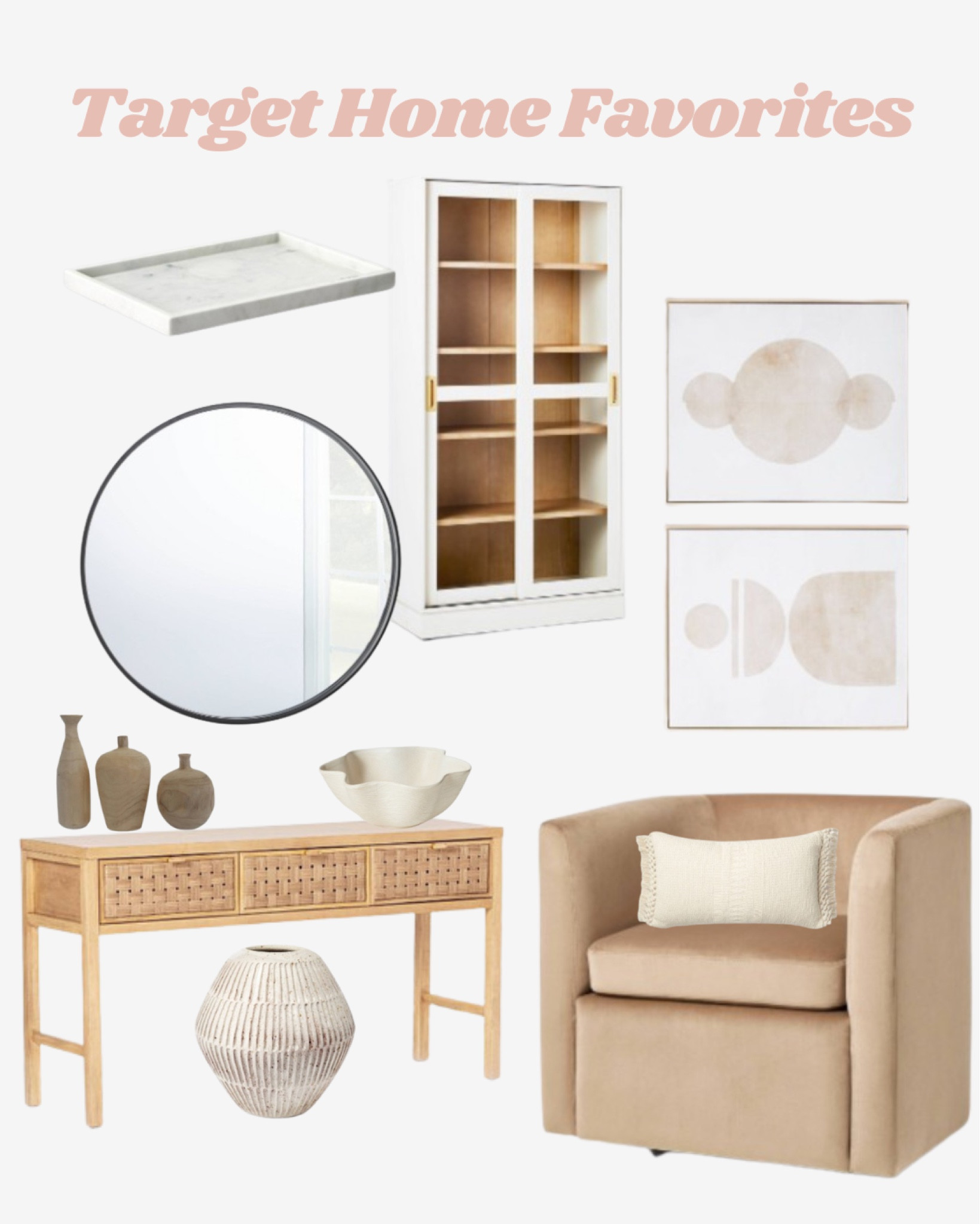 Target Home finds! Loving this barrel chair! We have this in our home and love it! Artwork, bookcase, large mirror #targetfinds #target #studiomcgee 

#LTKFind #LTKhome