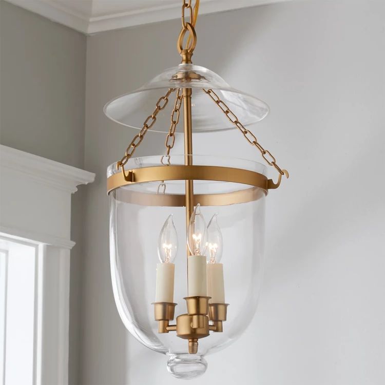 Clear Glass Bell Lantern | Shades of Light