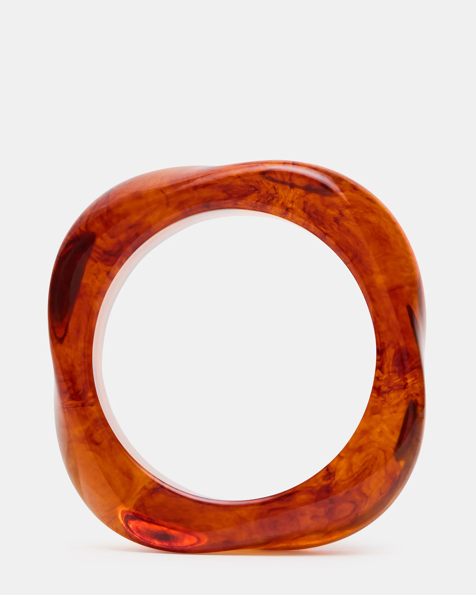 CURVED RETRO BRACELET Natural Women's Bangle Bracelet | Steve Madden (US)