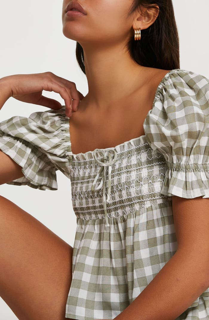 Gingham Crop Top | Nordstrom