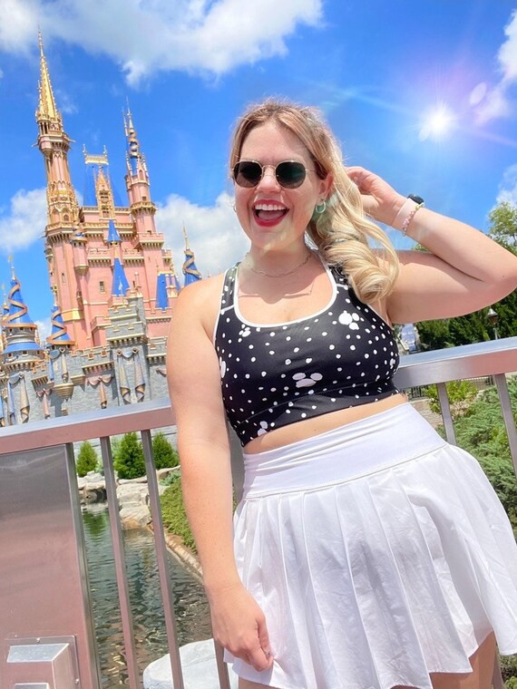 Polka Dot Black Padded Sports Bra  Running Costume  Running - Etsy | Etsy (US)