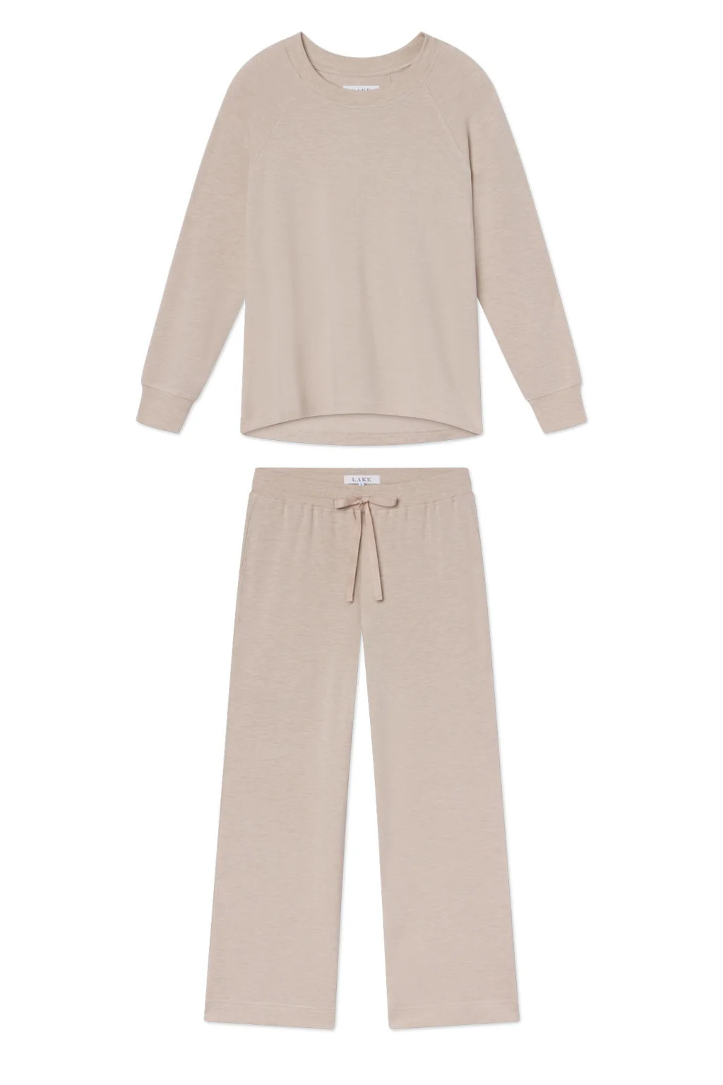 Relax Pants Set in Oat Heather | Lake Pajamas