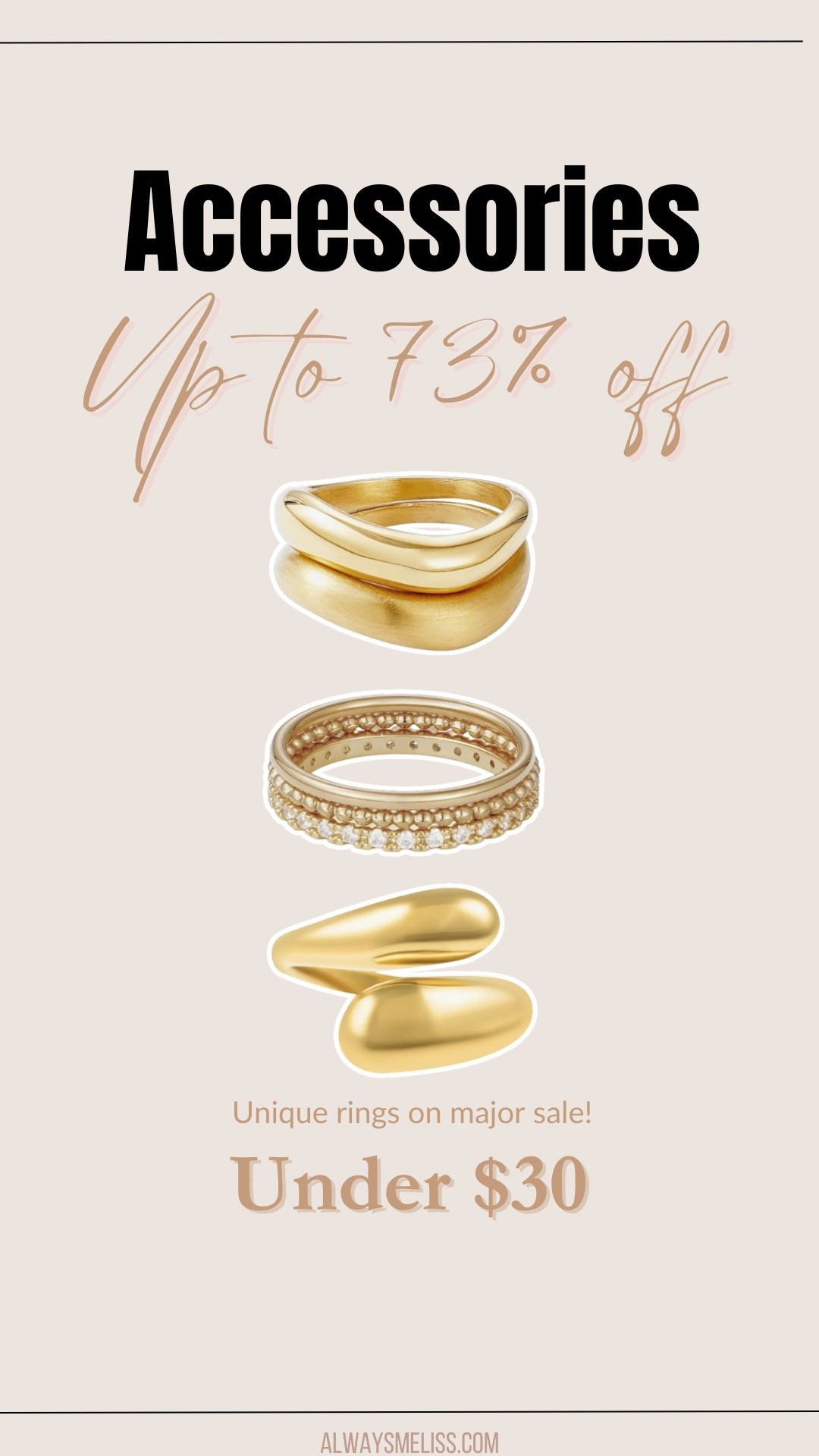These rings are up to 73% off!! They are so pretty and fun. Would make for a cute gift too

Rings
Women’s accessories
Nordstrom Rack

#LTKSaleAlert #LTKspring
