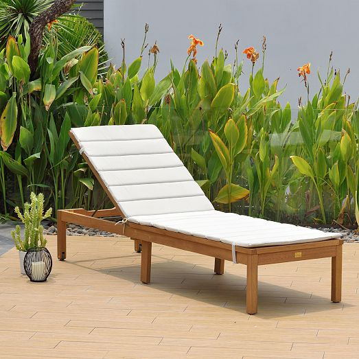 Westley Outdoor Chaise Lounge | West Elm (US)