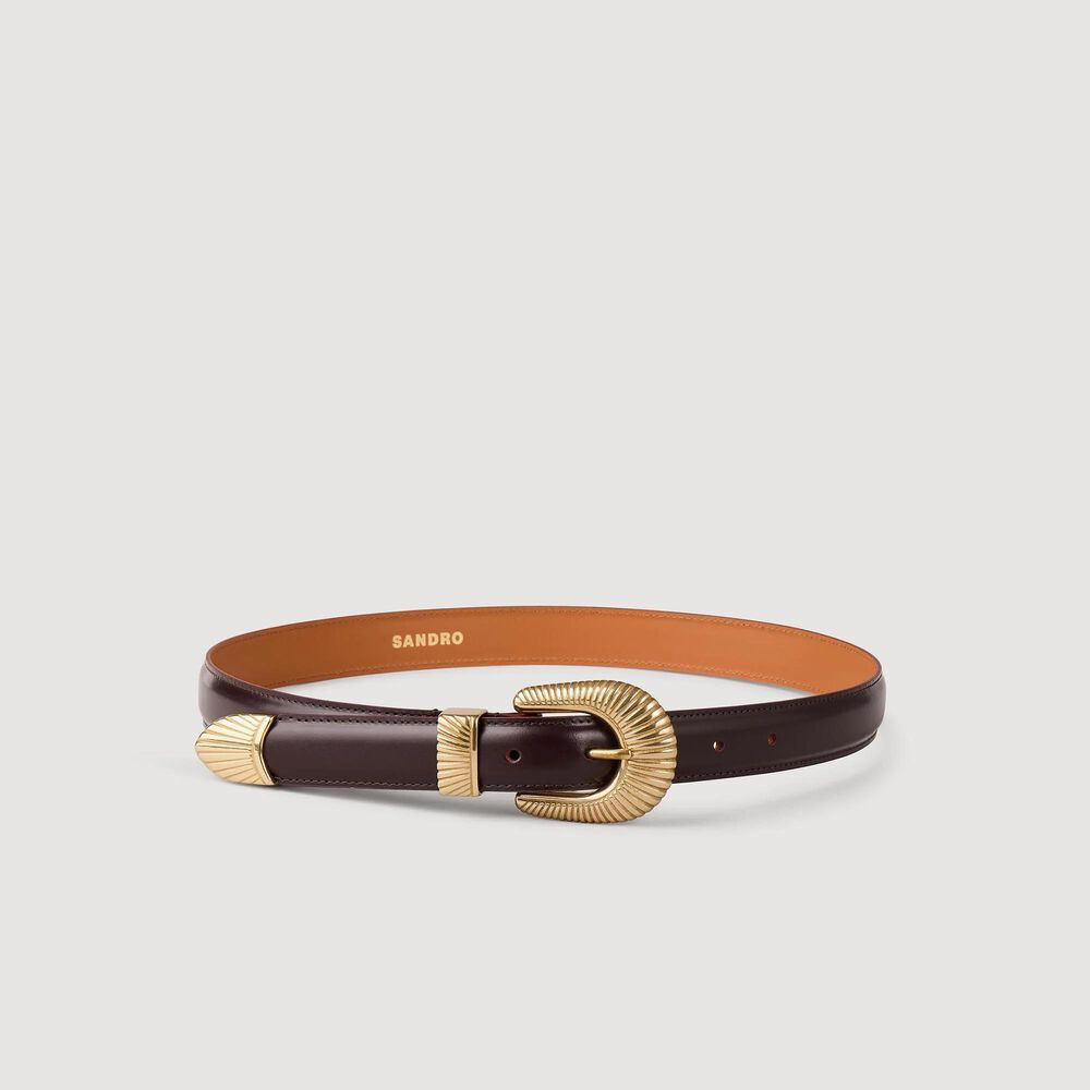 Leather belt | Sandro US | Sandro-Paris US