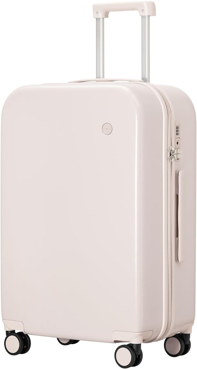 mixi Luggage Suitcase with Spinner Wheels, Hardside Rolling Suitcase PC with Cover & TSA Lock Lig... | Amazon (US)