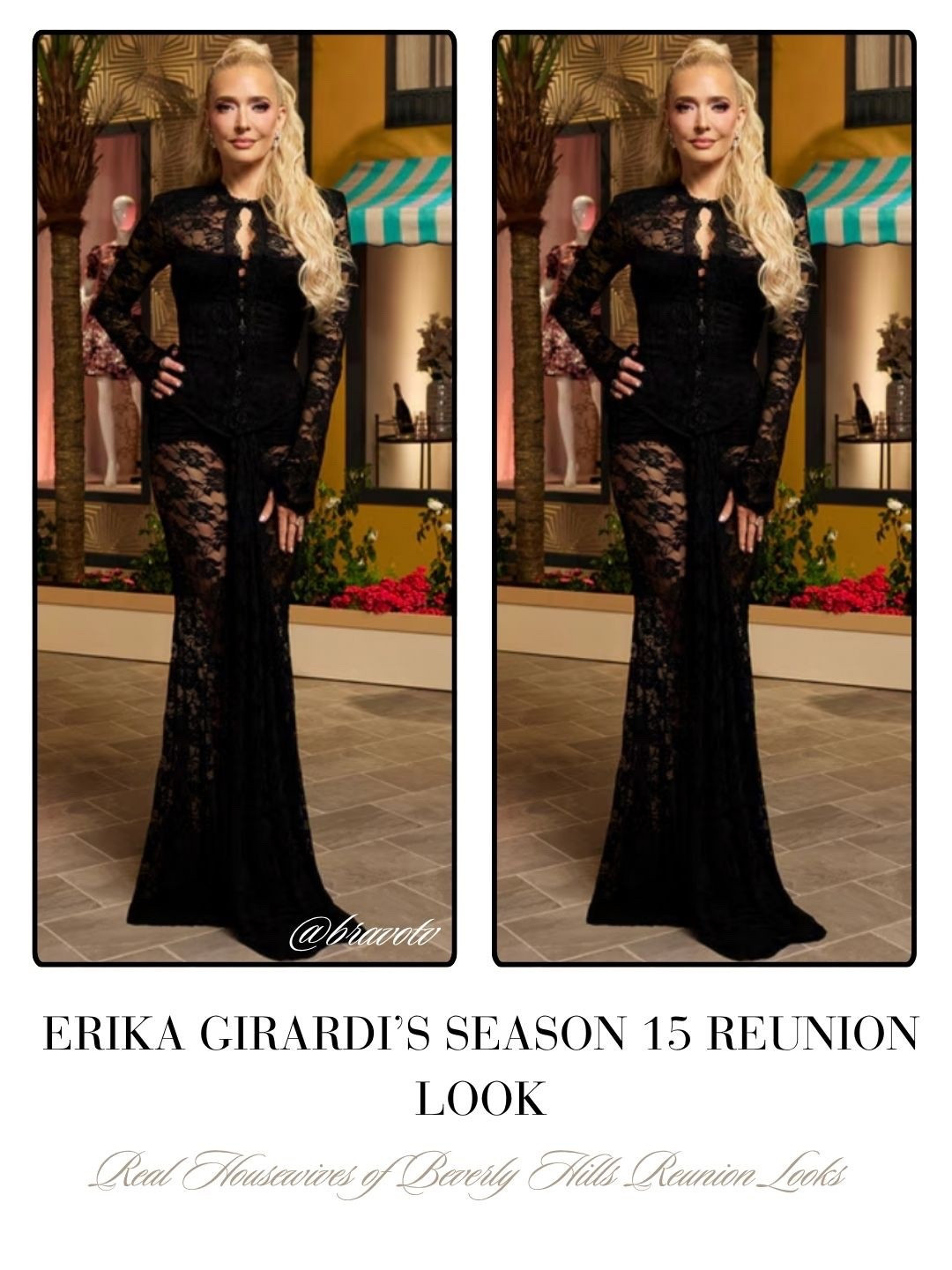 Erika Girardi’s Season 15 Reunion Look is Custom Jagne // Shop Similar  📸 + Info: Bravo TV 