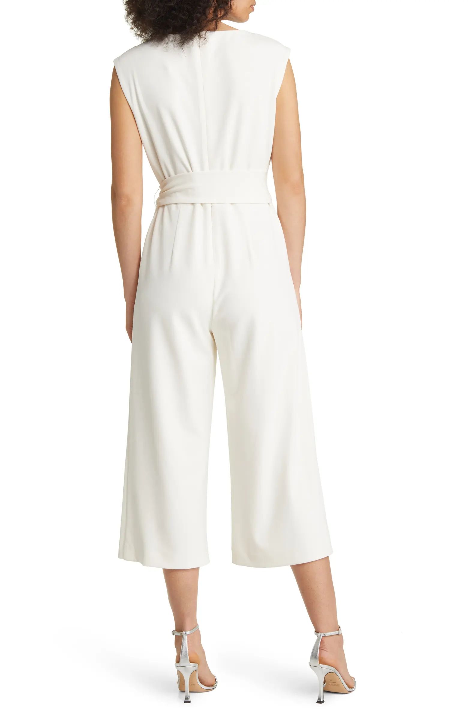 Side Knot Crop Wide Leg Jumpsuit | Nordstrom