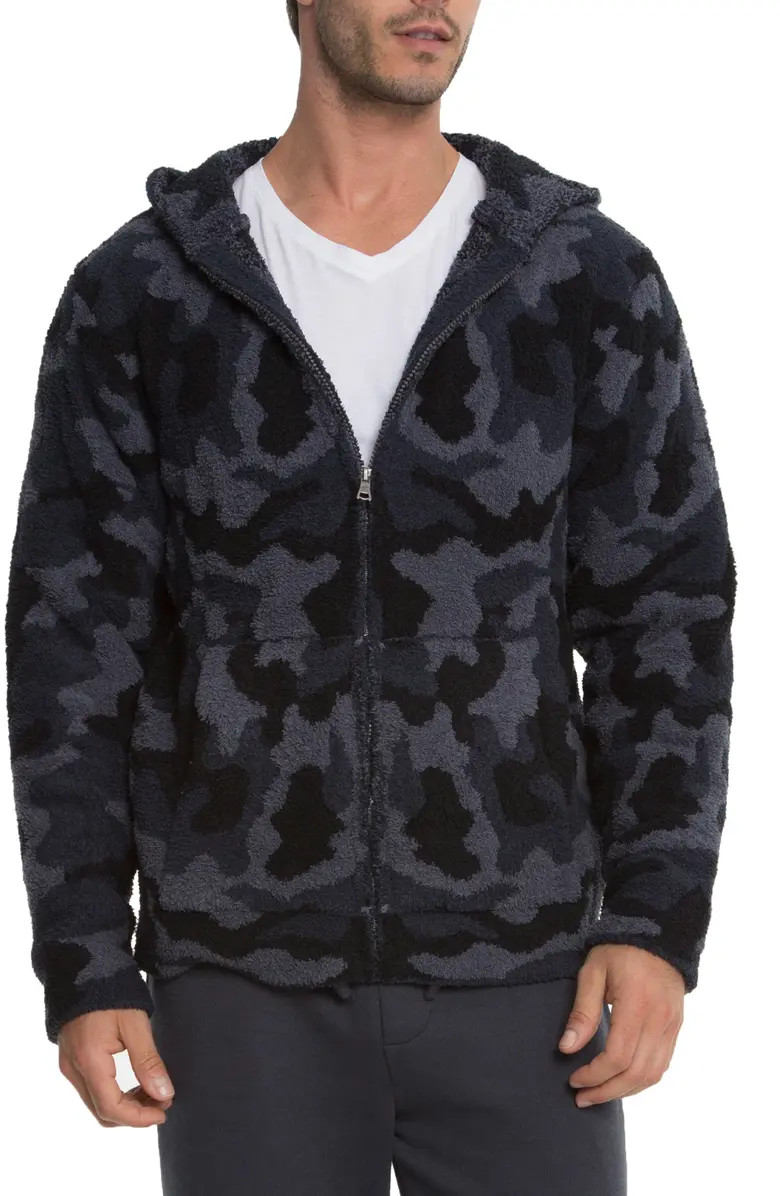 Barefoot Dreams Camo Zip Hoodie | Nordstrom