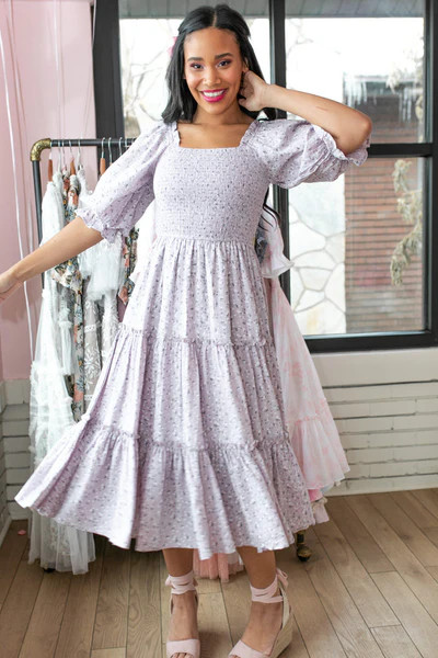 Madeline Dress in Purple | Ivy City Co