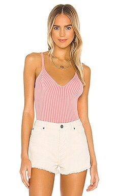 AMUSE SOCIETY Marlowe Sweater Cami in Melon from Revolve.com | Revolve Clothing (Global)