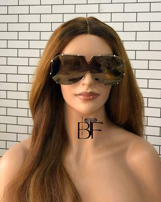 BTF-0126: Oversized Pilot Frameless Unisex Sunglasses  | eBay | eBay UK