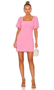 SNDYS x REVOLVE Tuscany Linen Dress in Bubblegum from Revolve.com | Revolve Clothing (Global)