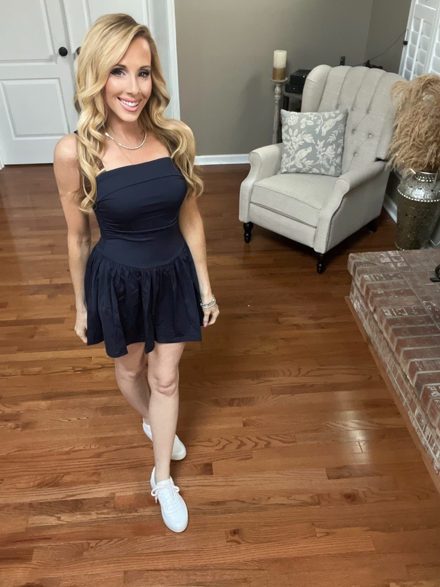 Cute strapless tube mini summer dress🌸🌸

#LTKOver40 #LTKActive #LTKootd