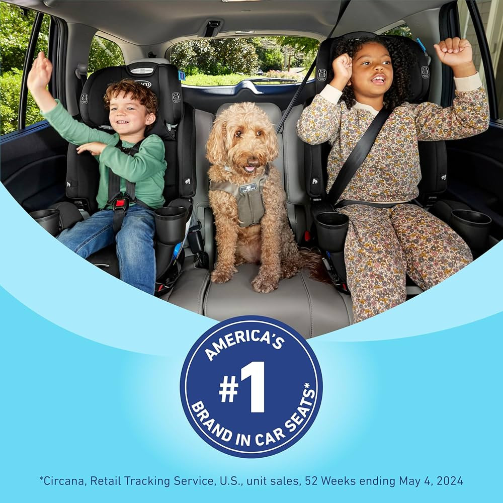 Graco Extend2Fit Convertible Baby Car Seat, Rear and Forward Facing, Adjustable Extension Panel f... | Amazon (US)