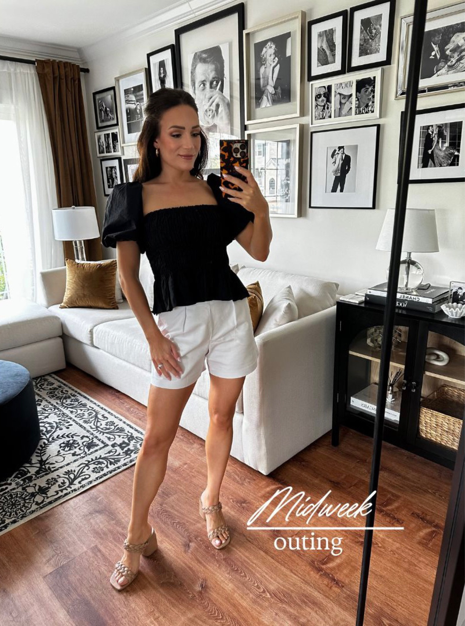 Capsule Wardrobe Edit I | Summer Neutrals 

• Black top is ASTR size XS
• White shorts are old, but linked similar options 
• Heels are Dolce Vita 

#LTKSeasonal #LTKstyletip #LTKunder100