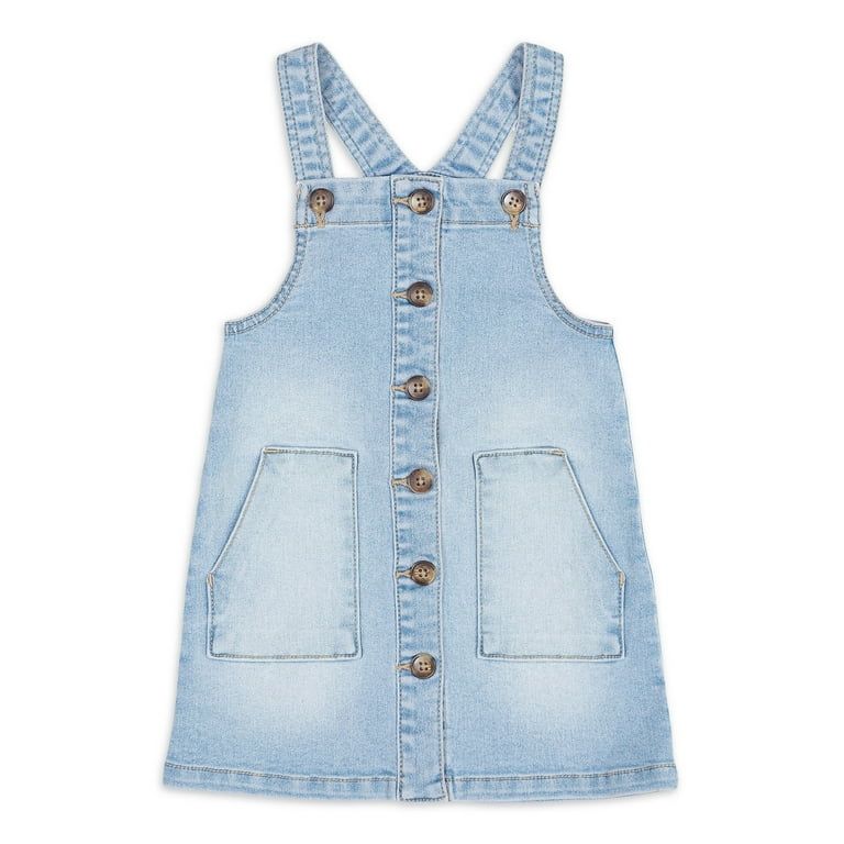 Wonder Nation Baby and Toddler Girls' Jumper Dress, Sizes 12 Months-5T | Walmart (US)