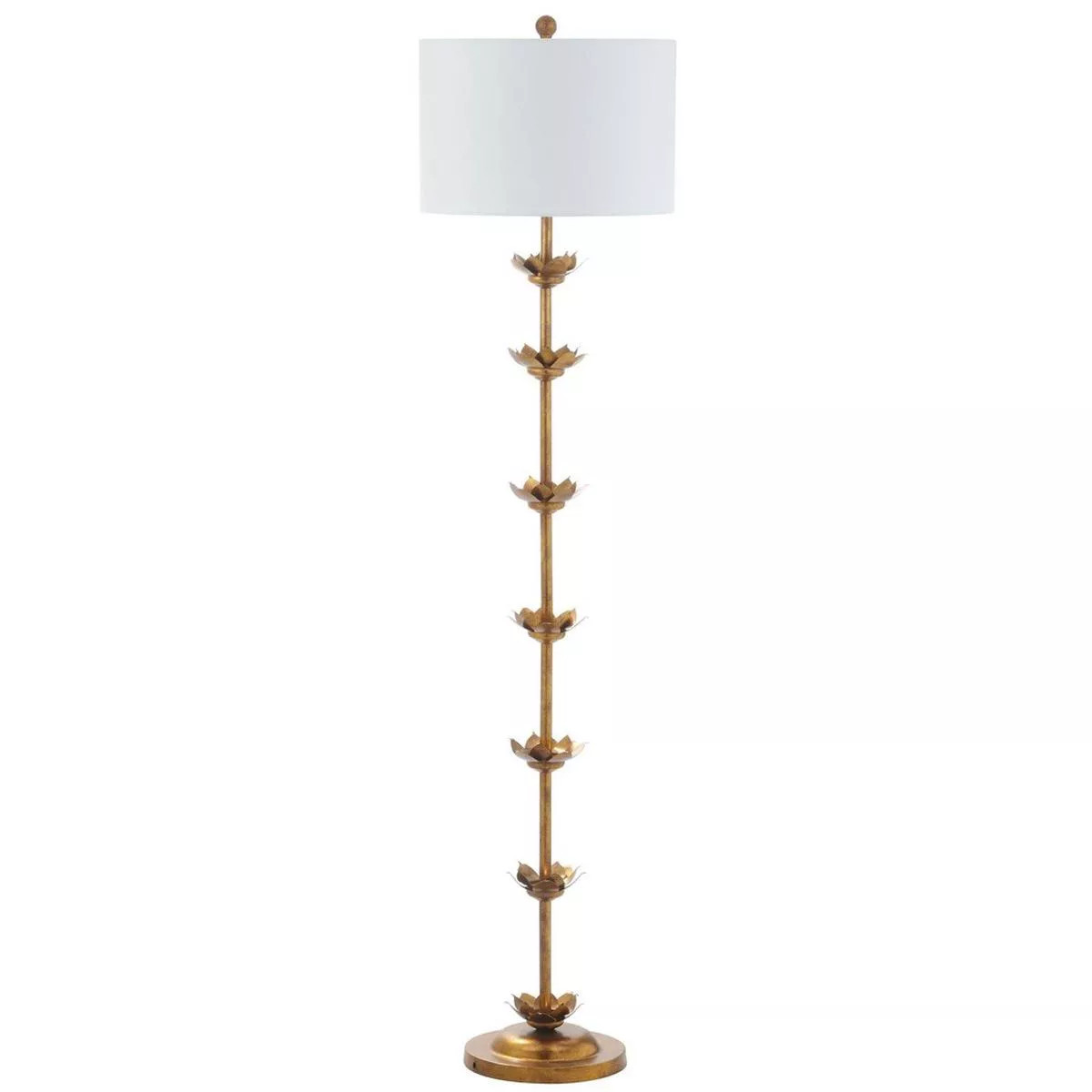 Landen Leaf Floor Lamp - FLL4003 - Antique Gold - Safavieh | Target