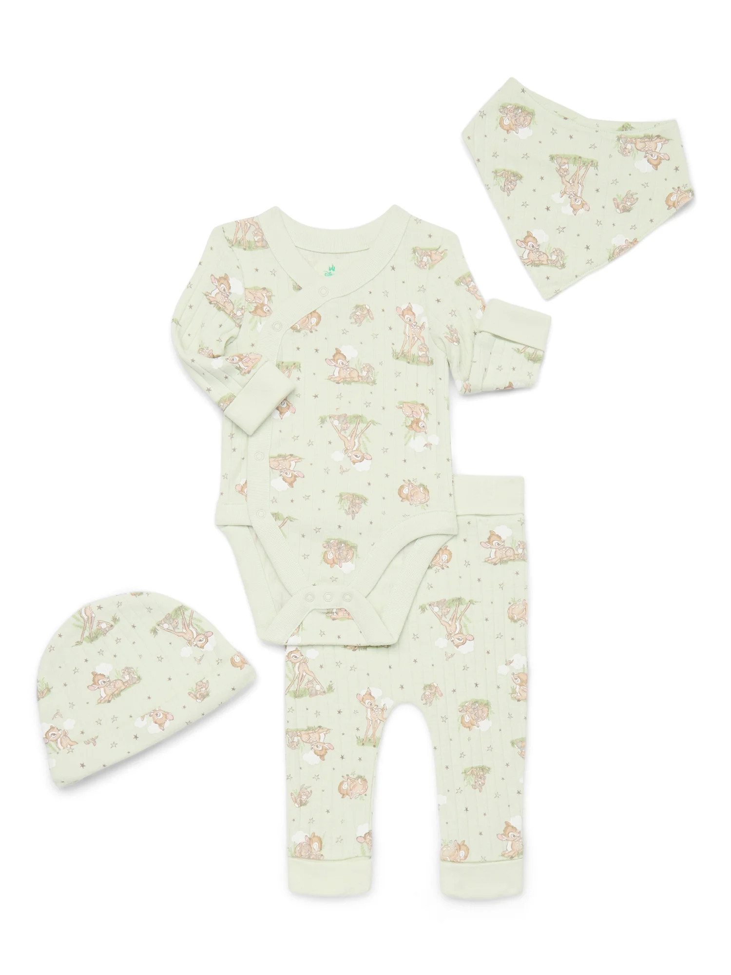 Disney Baby Wishes and Dreams Character Baby Allover Print Take Me Home Set, 4-Piece, Sizes Preem... | Walmart (US)
