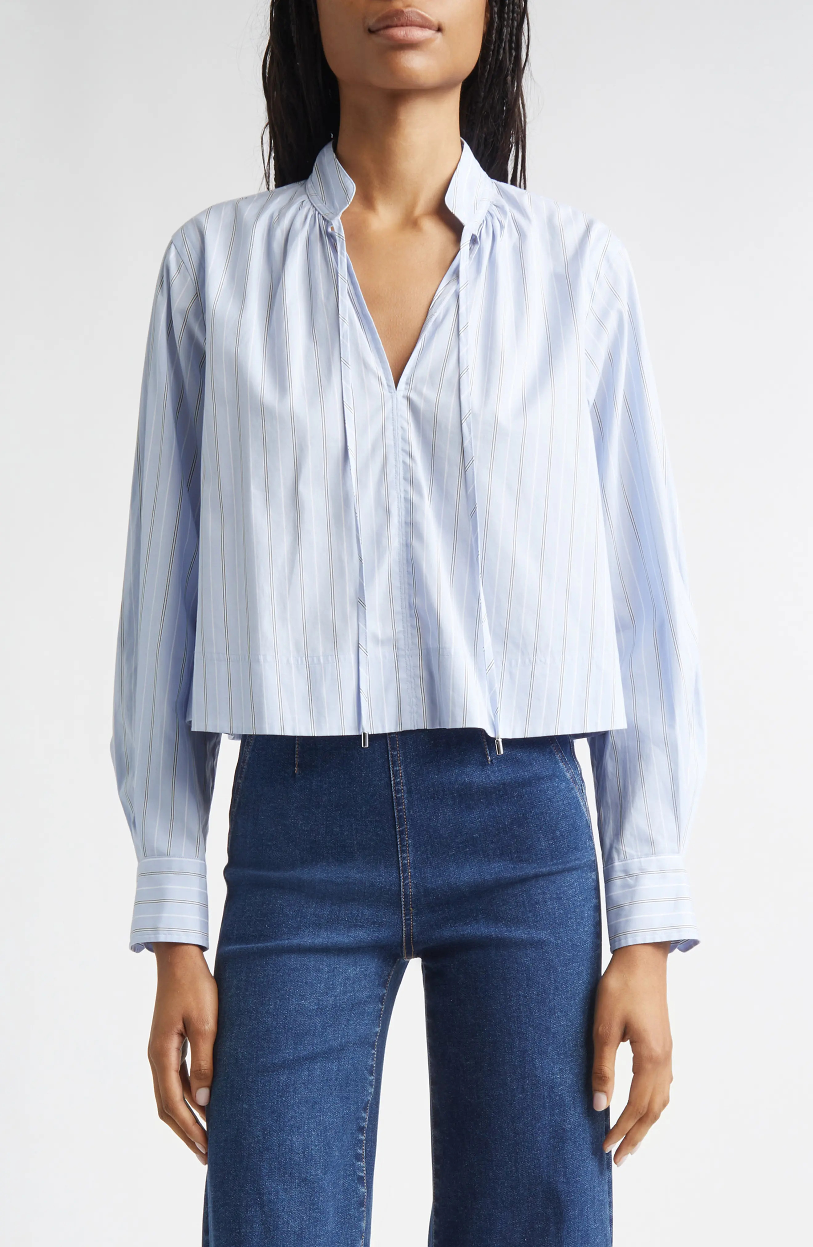 Kaits Stripe Crop Cotton Top (Women) | Nordstrom | Nordstrom