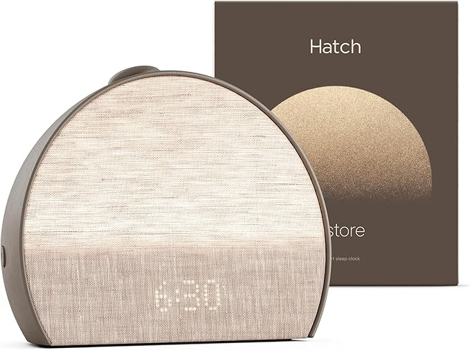 Hatch Restore 3 Sunrise Alarm Clock, Sound Machine, Smart Light (Cocoa) - White Noise, Screen-Fre... | Amazon (US)