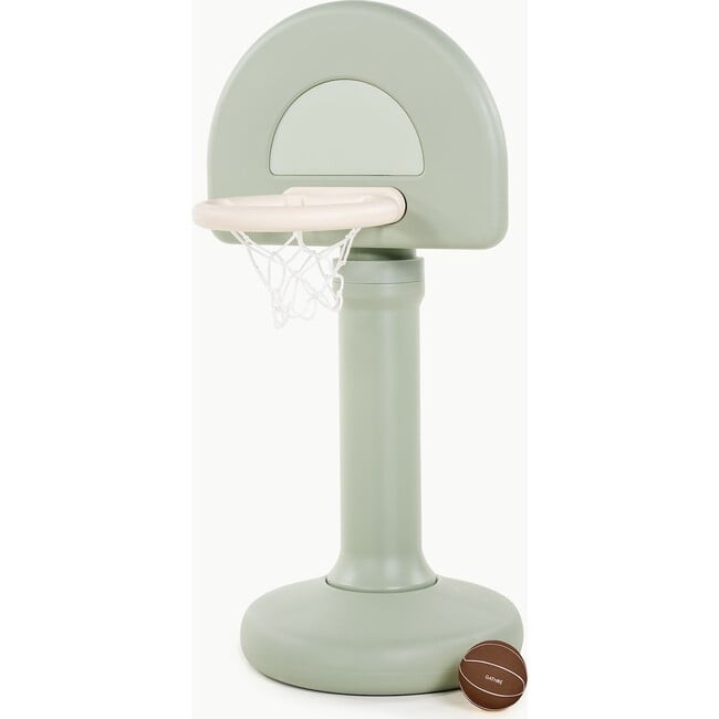 Baby Toys | Kids Toys | Standing Basketballl Hoop, Palm (Green, Size 18M) | Gathre from Maisonette | Maisonette