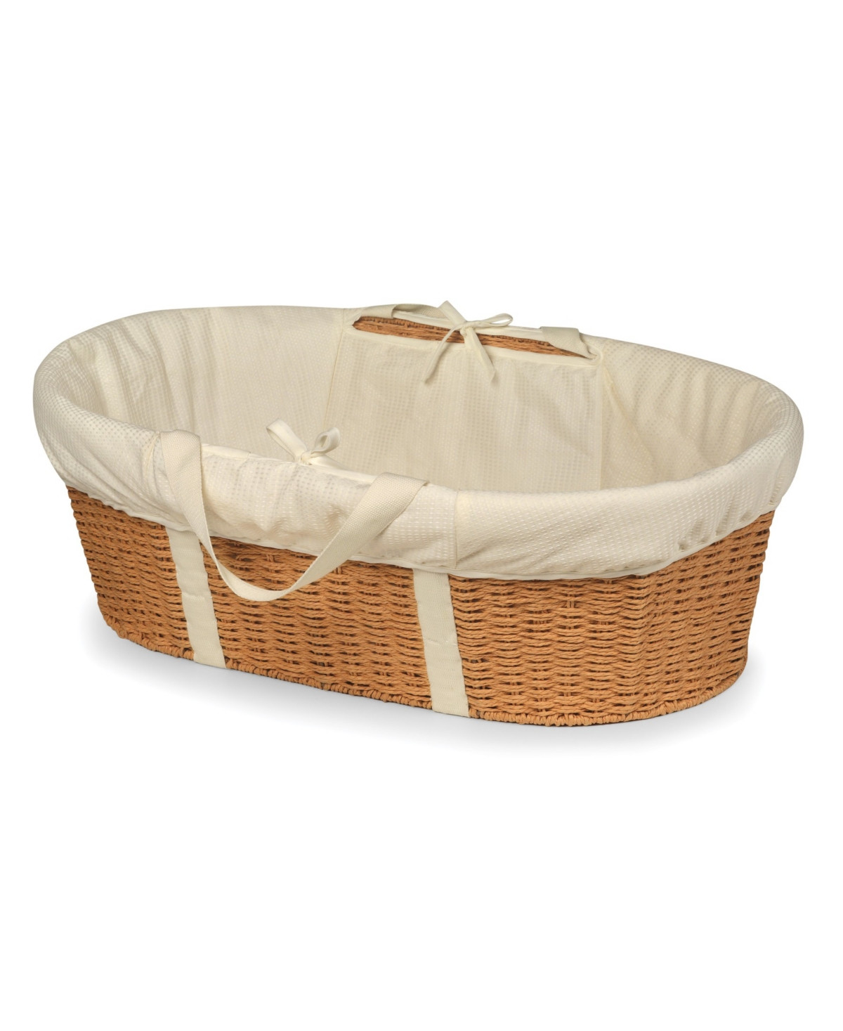 Badger Basket Unisex Wicker-Look Woven Baby Moses Basket With Bedding | Macys (US)