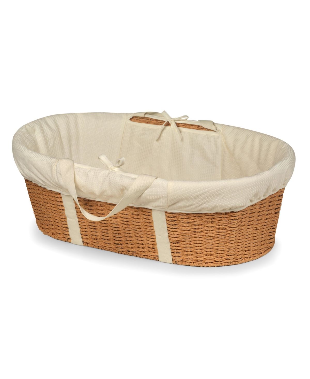 Badger Basket Unisex Wicker-Look Woven Baby Moses Basket With Bedding | Macys (US)