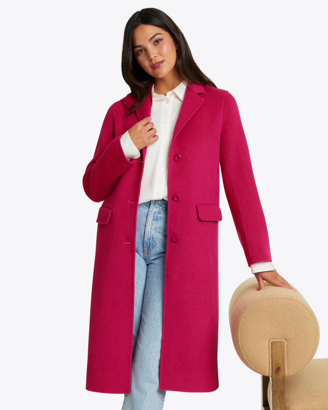 Woods Coat in Pink | Draper James (US)