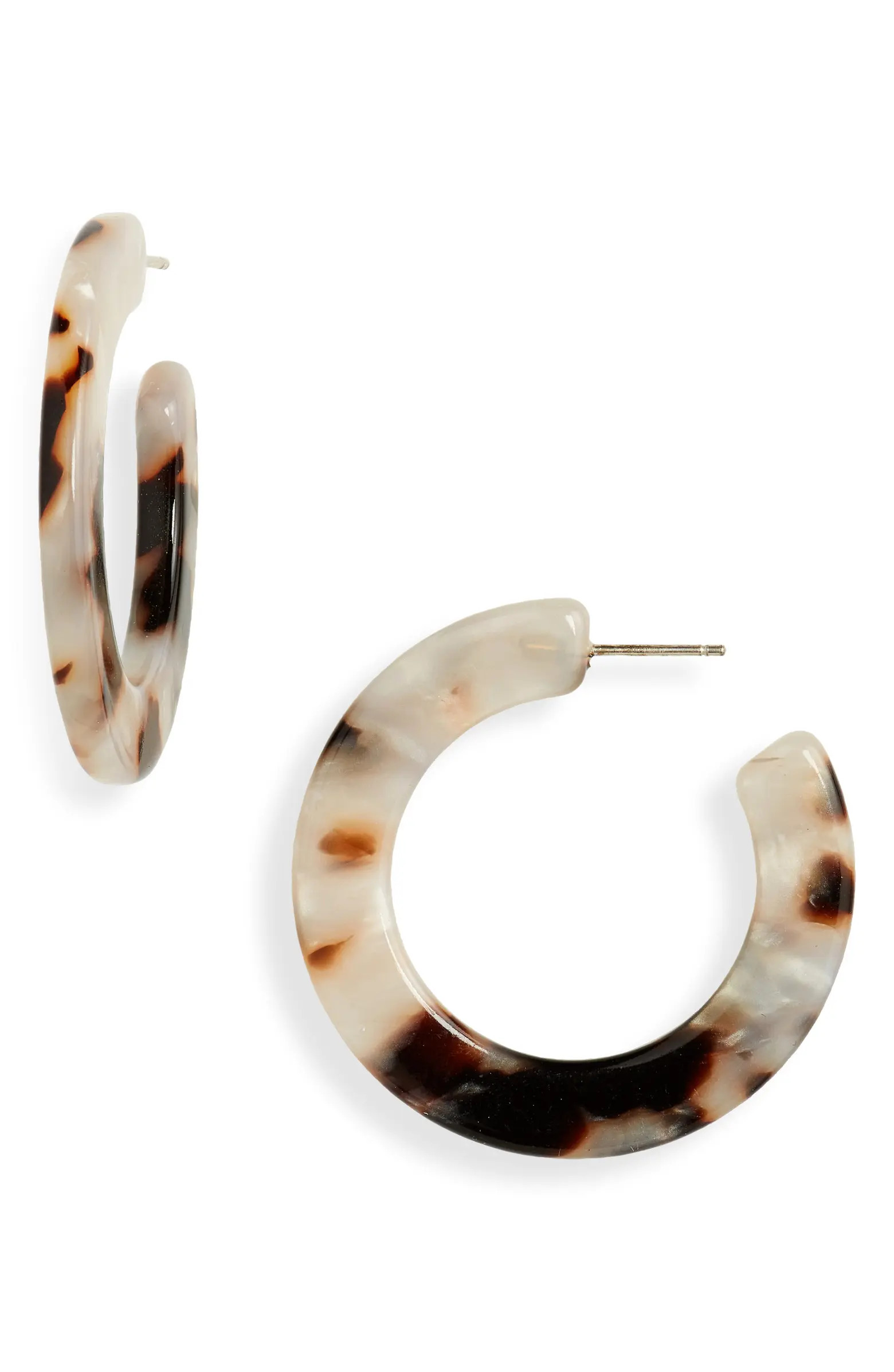 Acetate Hoop Earrings | Nordstrom