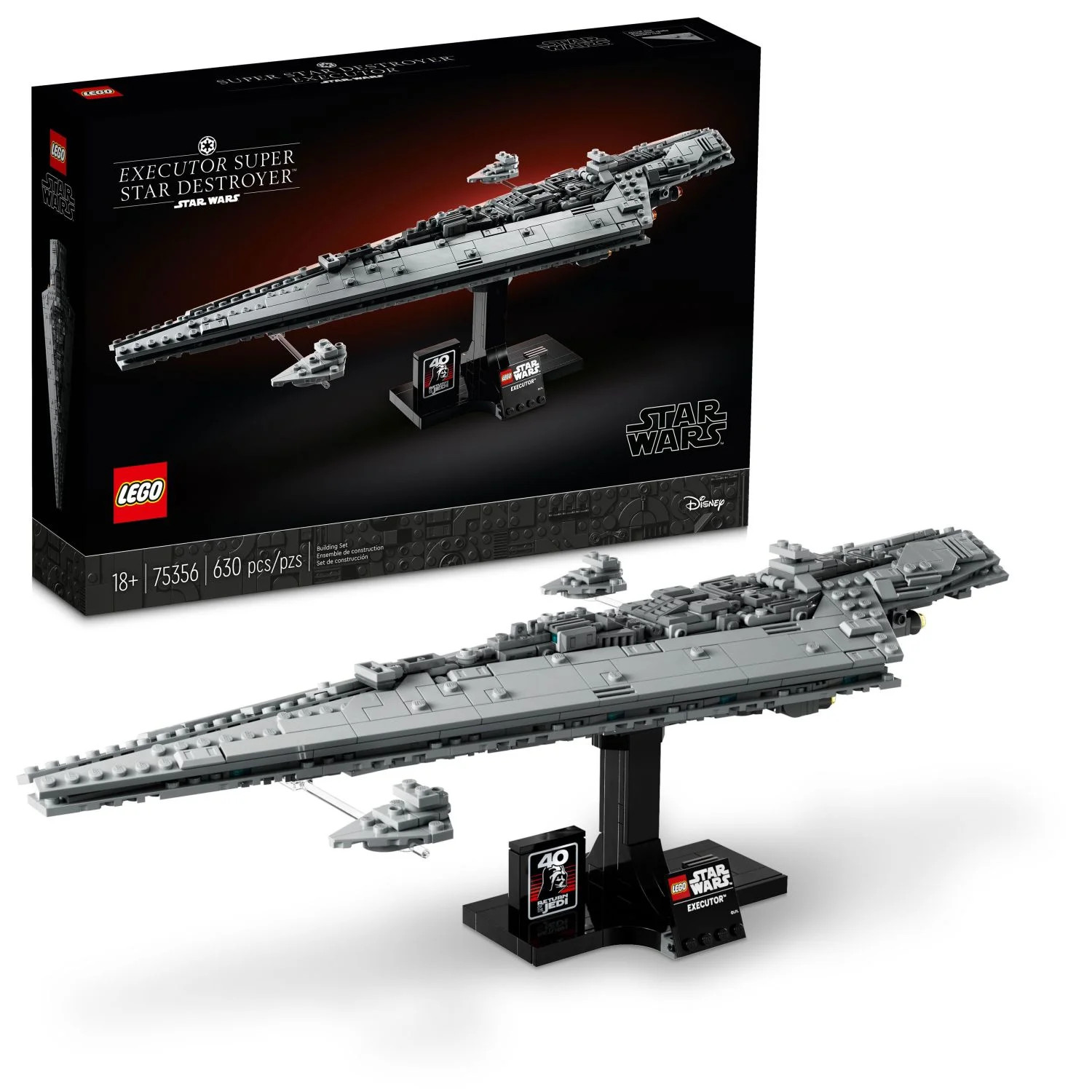 LEGO Star Wars Executor Super Star Destroyer - Darth Vader Collectible Model Building Set - Gift ... | Walmart (US)