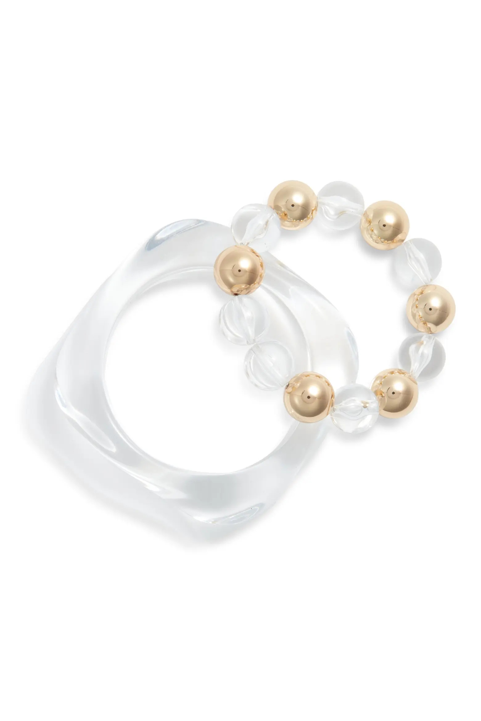 Set of 2 Bangle and Beaded Bracelets (Women) | Nordstrom | Nordstrom