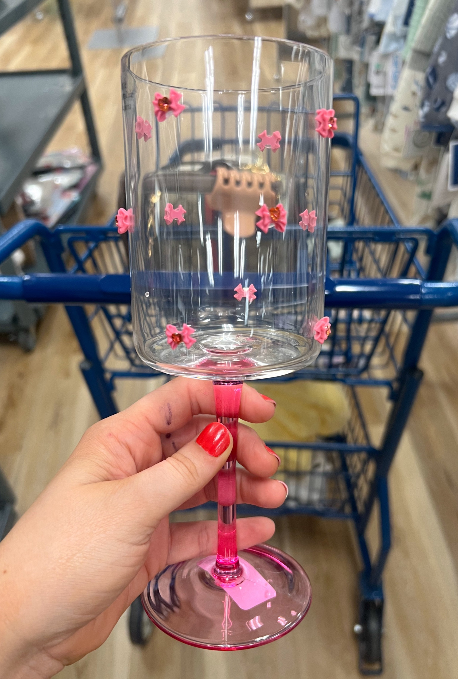 Viral pink bow wine glass spotted at Marshall’s 🎀🎀 Not found on Marshall’s or TJMAXX website 

Marshall’s, Marshall’s finds, viral pink bow wine glass, bow trends, bows, pink bows, pink bow trend, wine glasses, new Marshall’s arrivals, drink ware, drinking glasses, summer finds, decor, home decor, kitchen, kitchen decor, kitchen wine glasses 

#LTKHome #LTKFindsUnder50 #LTKParties