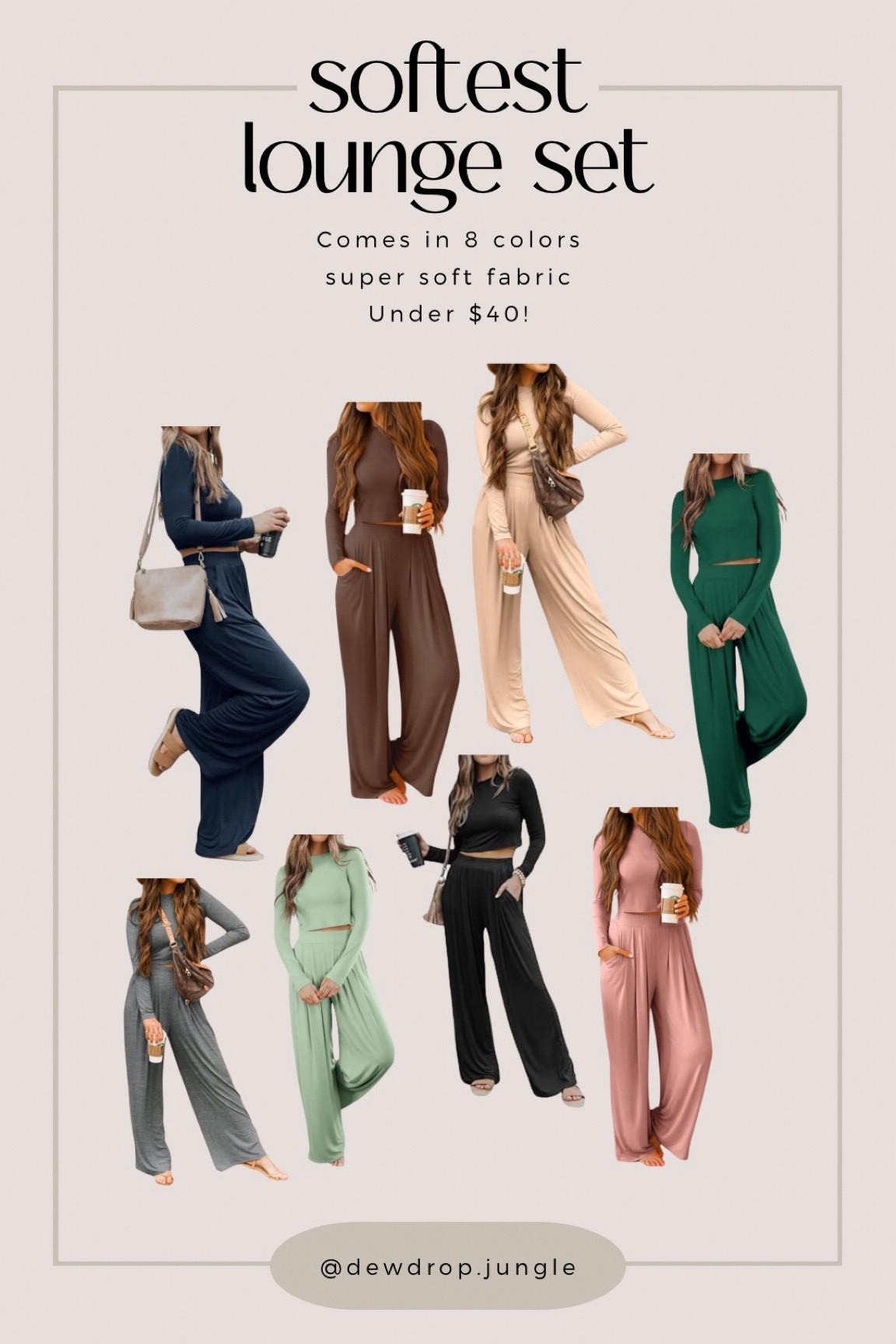 Super soft lounge set from Amazon! Perfect for hanging out around the house or running errands! 

#LTKfindsunder50 #LTKMostLoved