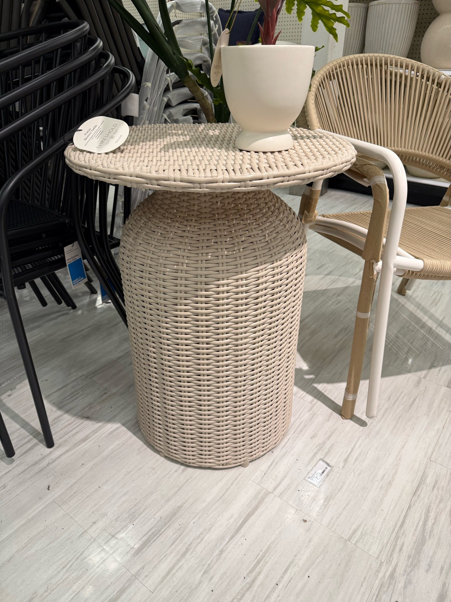 Outdoor whicker table ☀️

#LTKdayinmylife #LTKHome #LTKSeasonal