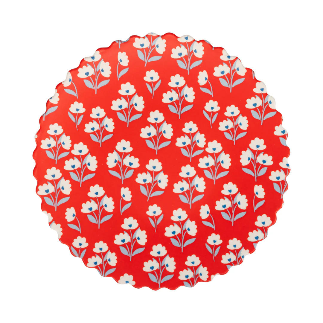 Floral Bamboo Plate Set | My Mind's Eye
